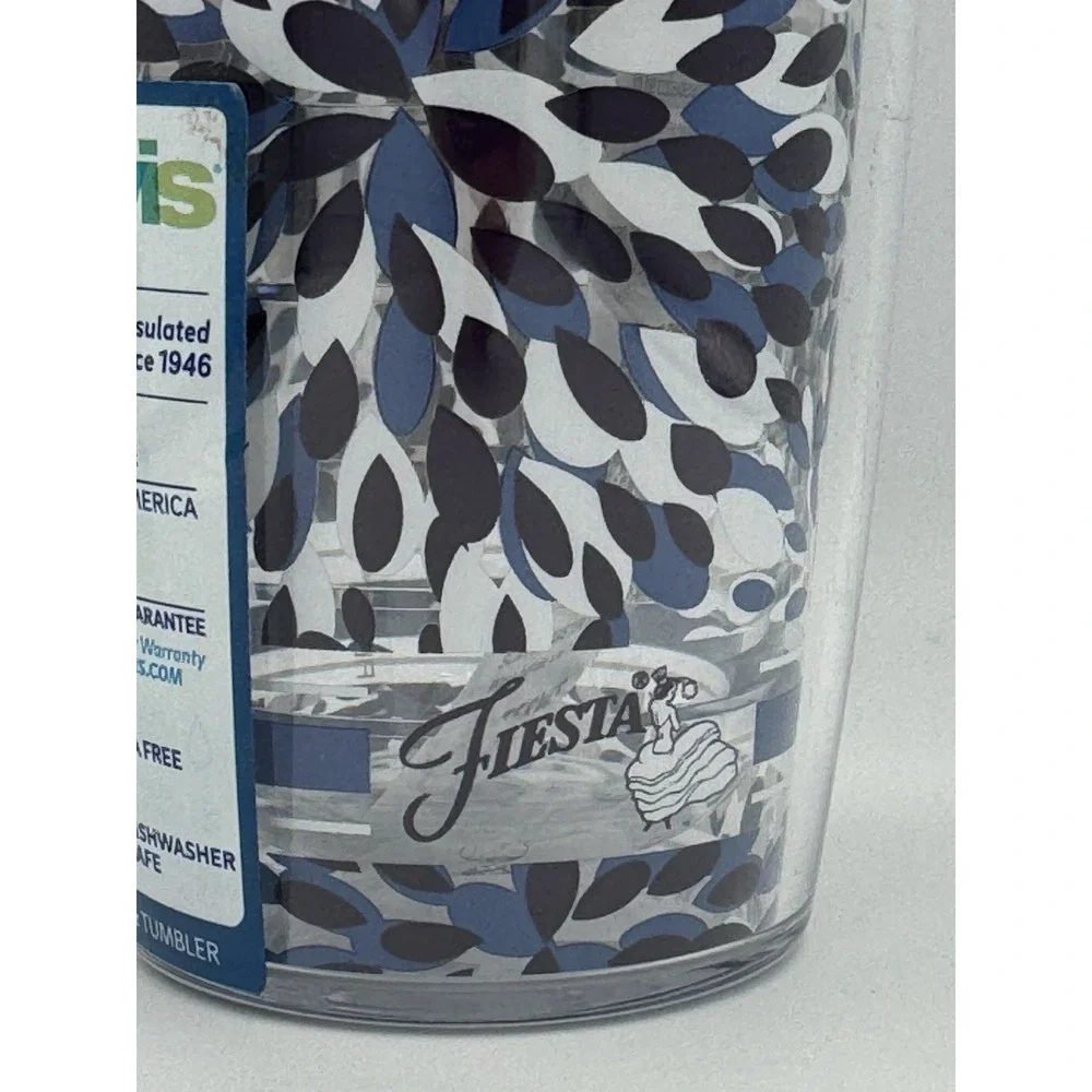 TERVIS‎ Tumbler FIESTA Lapis Calypso Blue 16oz Navy With Lid